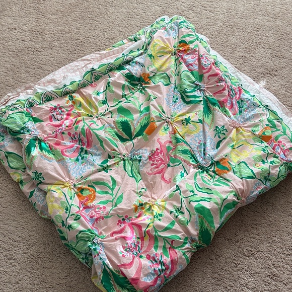 Pottery Barn Teen Lilly Pulitzer Via Amore Full /Queen Duvet Set - Picture 8 of 16